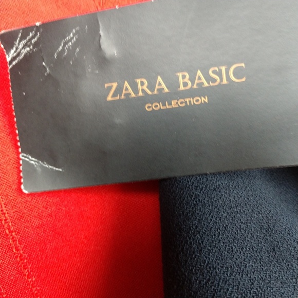 Zara Basic Inverted Back Pleat Blazer Large - Picture 2 of 7
